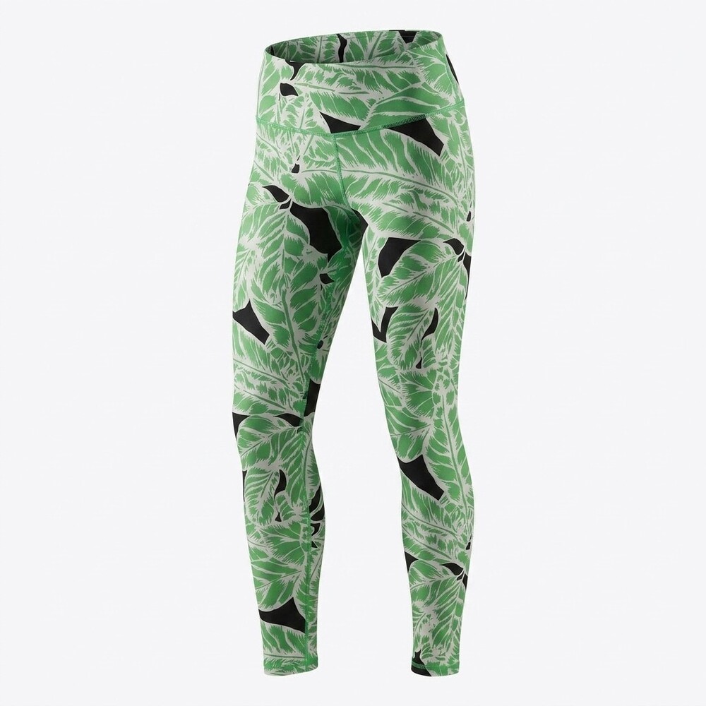 Alo Yoga Airbrush Legging Tropical Leaf Print - Small